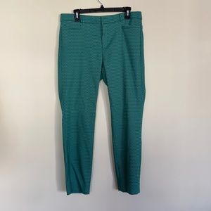 Banana Republic Sloan Fit Pants in Cadmum Green